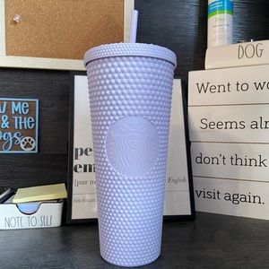 Starbucks venti matte lilac studded tumbler
